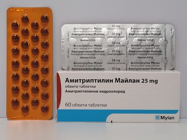 Amitriptyline – 60 tb/25 mg – Mylan – expires 2026 (shipped from Spain)