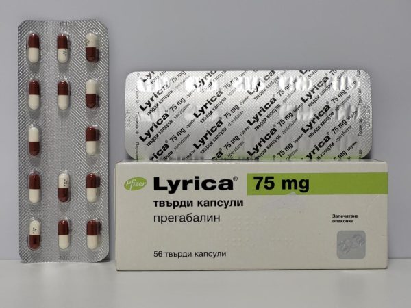 Pregabalin (Lyrica) – 56 capsules/75 mg – Pfizer – expires 2026 (shipped from Spain)