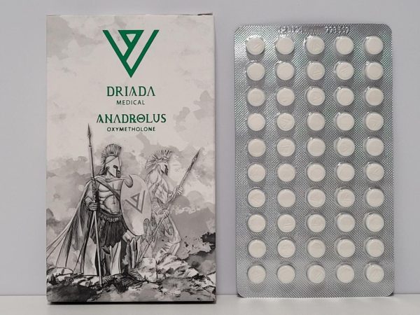 Anadrol (Oxymetholone) – 50 tb/50 mg – Driada – expires 2026 (shipped from Spain)