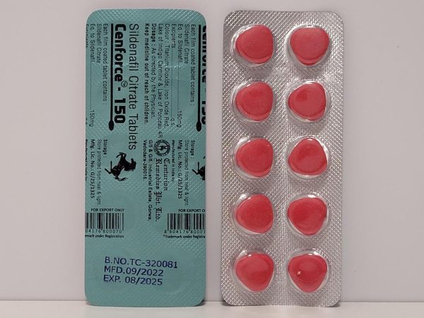 Viagra – 10 tb/150 mg – Centurion Remedies – expires 08/2025 (shipped from Spain)