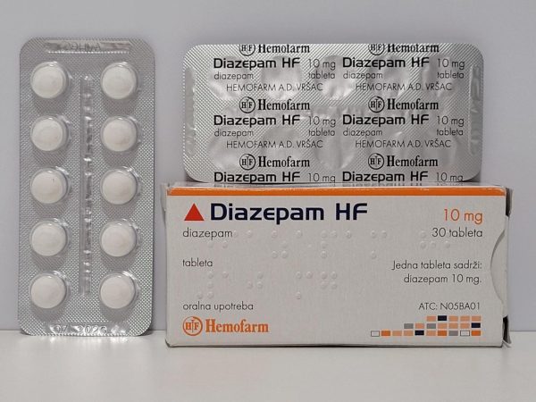 Diazepam – 30 tb/10 mg – Hemofarm – exp. 2027 (shipped from Spain)