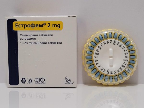 Estrofem (estradiol hemihyflrate) - 28 tb/2 mg - Novo Nordisk - expires 05/2026 (shipped from Spain)