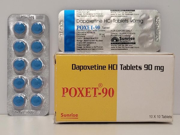 Dapoxetine – 10 tb/90 mg – Sunrise Remedies – expires 11/2024 (shipped from Spain)
