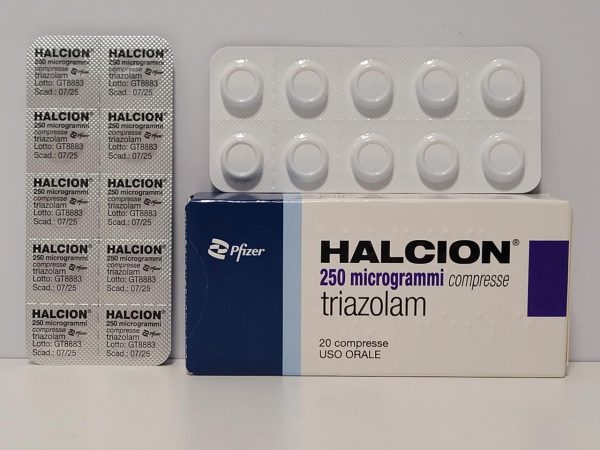 Triazolam – 20 tb/0.25 mg – Pfizer – exp. 07/2025 (shipped from Spain)